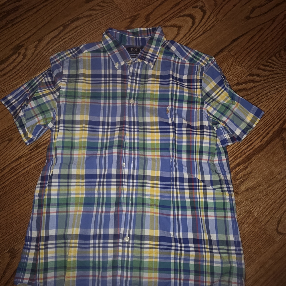 Polo by Ralph Lauren Boys Multicolor Plaid Shirt